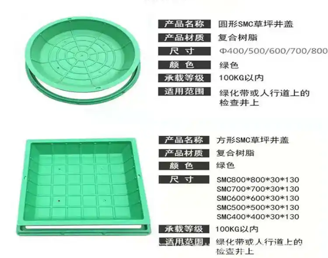 和庆镇树脂复合种植井盖展示
